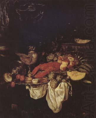 Large Still Life with Lobster (mk14), BEYEREN, Abraham van